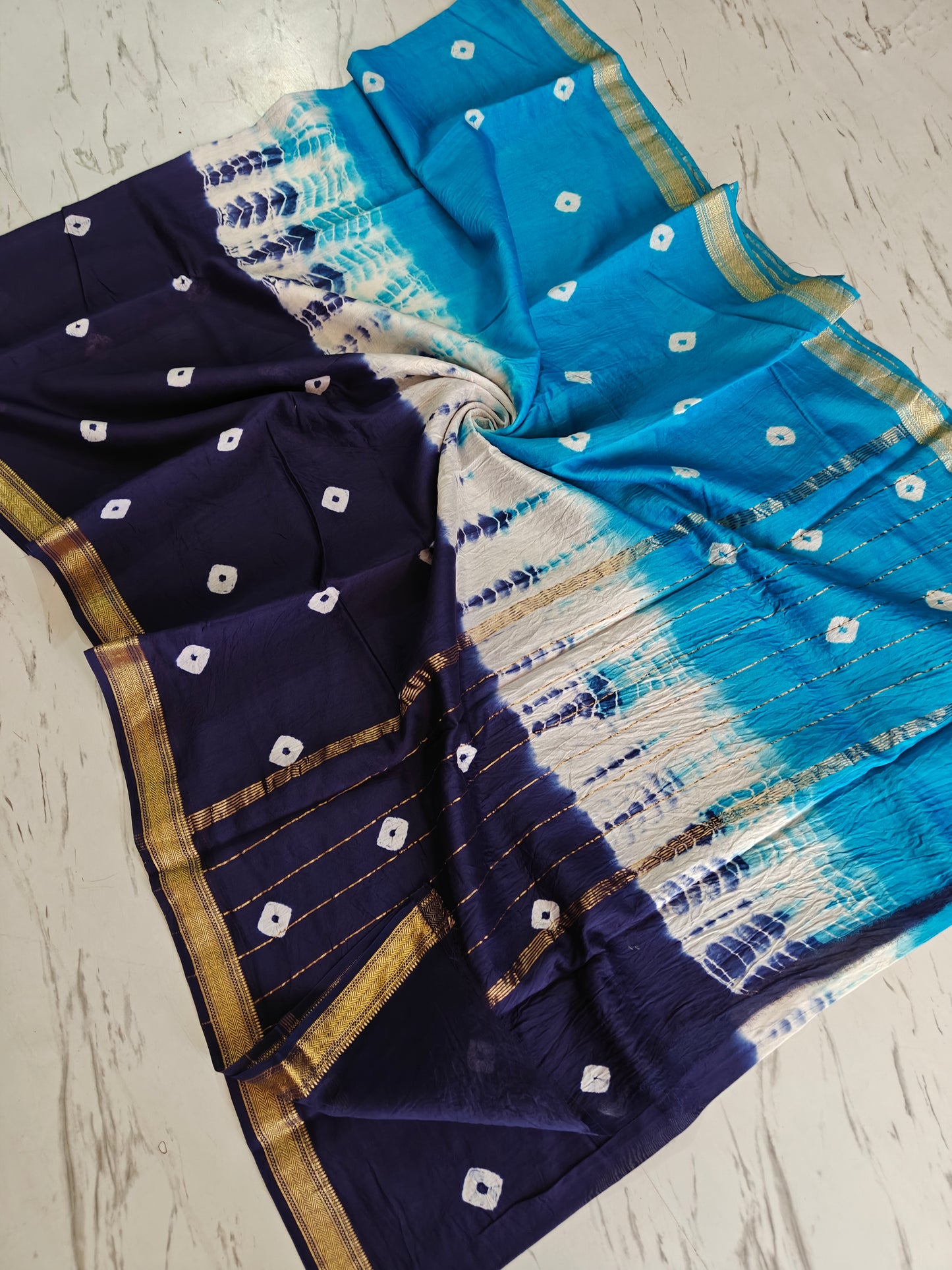 Party wear Maheshwari silk saree
