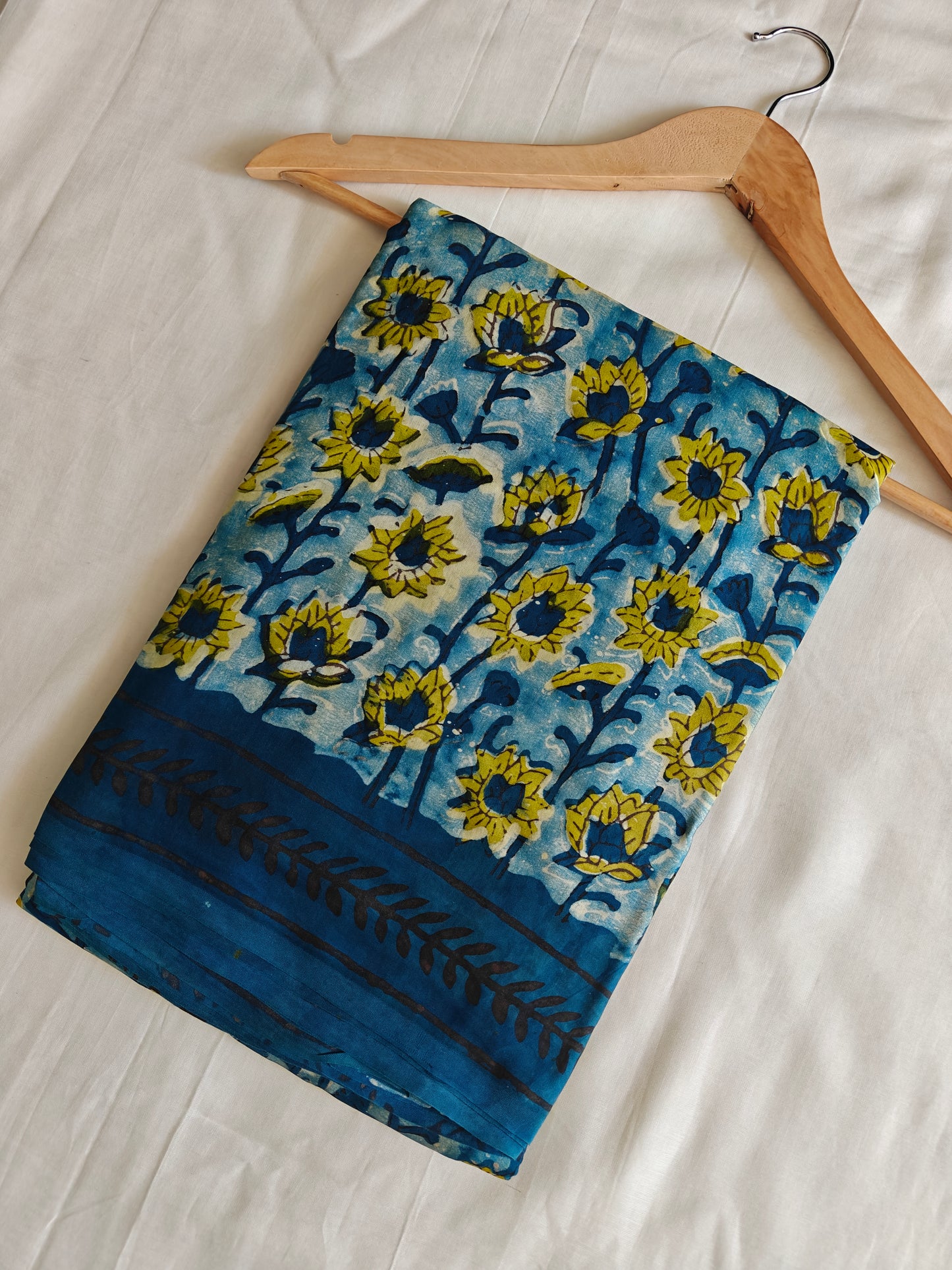 Vanaspati Ajrakh Printed Modal Silk saree