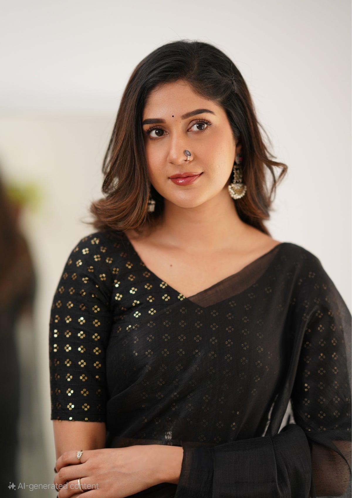 Party Wear Tissue Silk Saree With Blouse