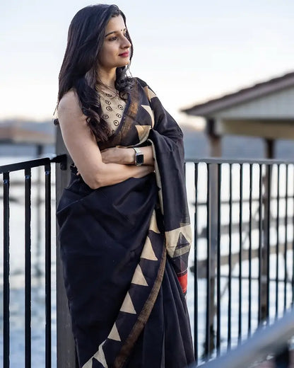 Bagru Prime Maheshwari Silk Saree with Blouse