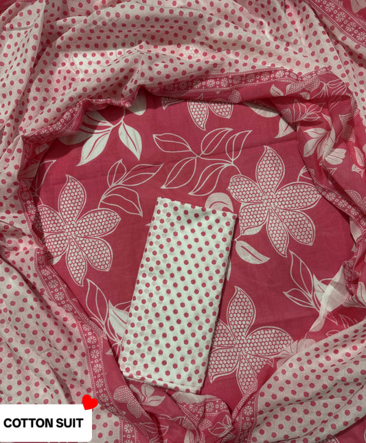 Bagru Prime Cotton suit with Cotton duppta