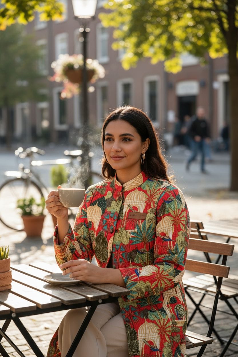 Traditional Winter Longest reverseble jecket