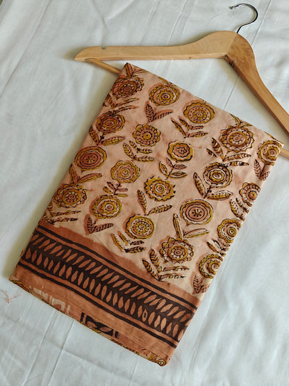 Vanaspati Ajrakh Printed Modal Silk saree