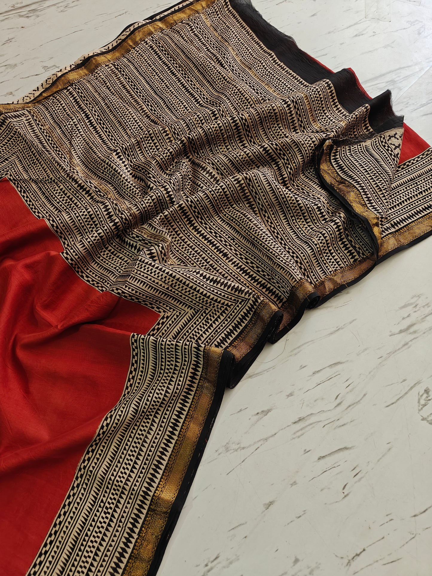 Party wear Maheshwari silk saree