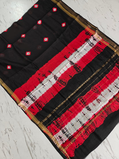 Party wear Maheshwari silk saree