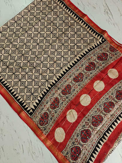 Party wear Maheshwari silk saree