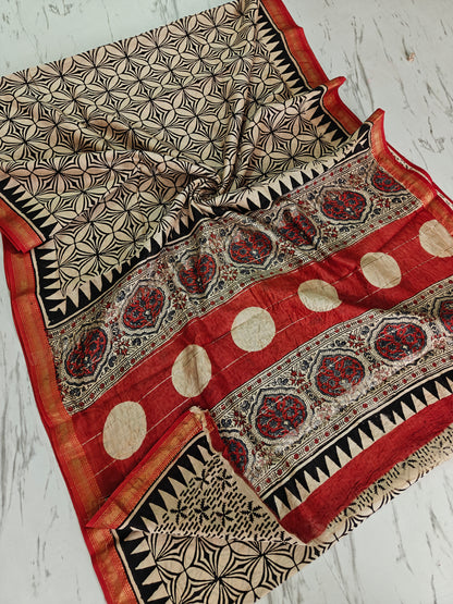 Party wear Maheshwari silk saree