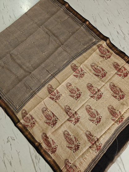 Party wear Maheshwari silk saree