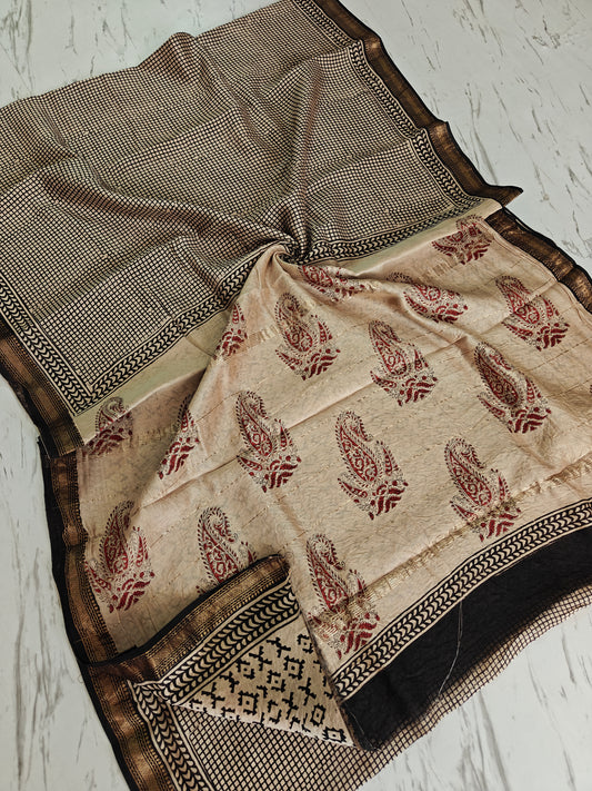 Party wear Maheshwari silk saree