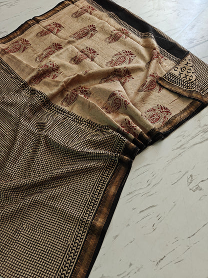 Party wear Maheshwari silk saree