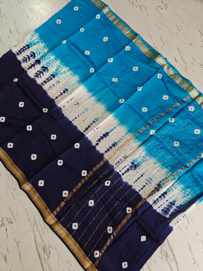 Party wear Maheshwari silk saree