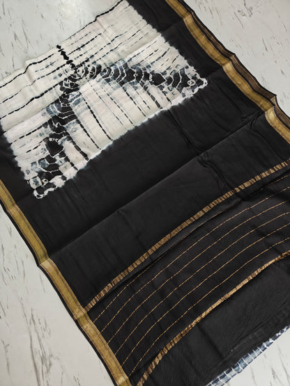 Party wear Maheshwari silk saree