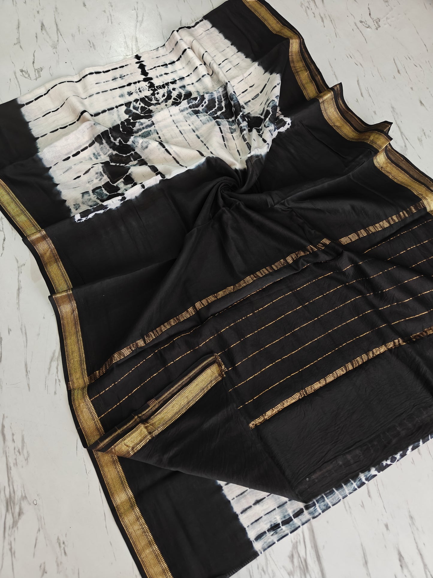 Party wear Maheshwari silk saree