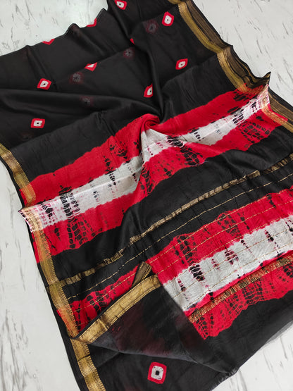 Party wear Maheshwari silk saree