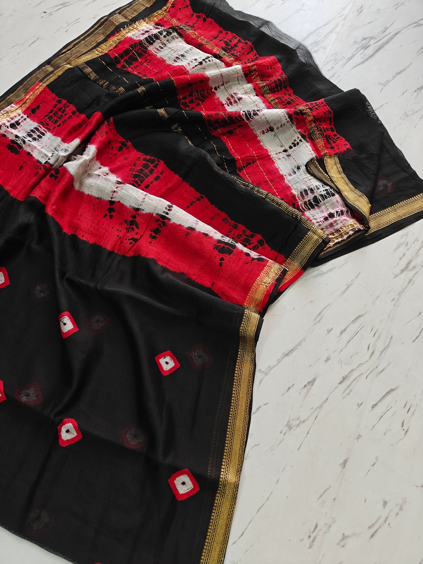 Party wear Maheshwari silk saree