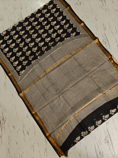 Party wear Maheshwari silk saree