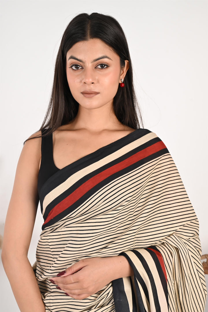 Samar Special Pure Cotton Mulmul Saree