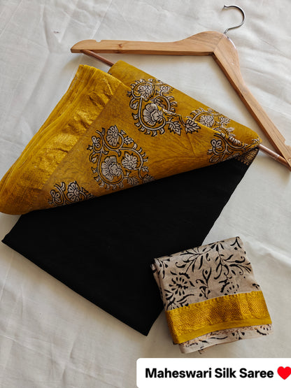 Party wear Maheshwari silk sarees